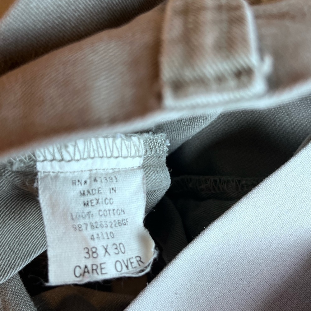 Polo Ralph Lauren Classic Preppy Casual Cotton Green Chino Pant Mens Size 38x30 - Picture 6 of 7